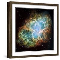 The Crab Nebula-Stocktrek Images-Framed Photographic Print