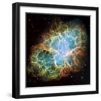 The Crab Nebula-Stocktrek Images-Framed Photographic Print