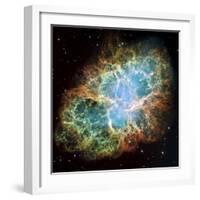 The Crab Nebula-Stocktrek Images-Framed Photographic Print