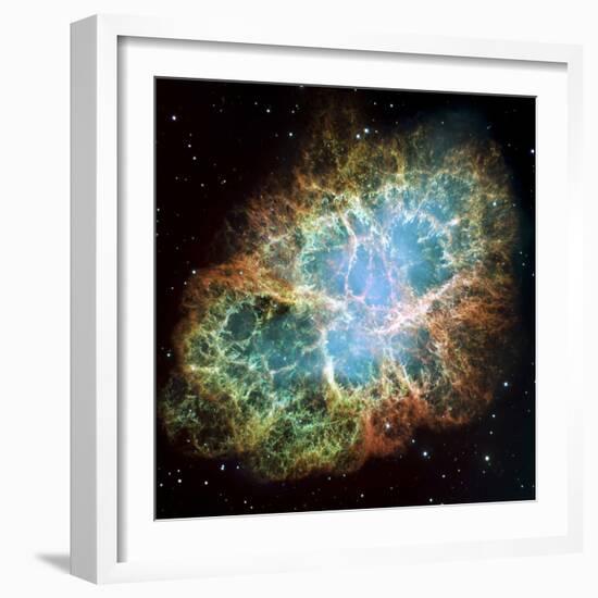 The Crab Nebula-Stocktrek Images-Framed Photographic Print