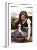 The Crab-William Adolphe Bouguereau-Framed Art Print