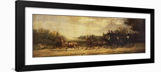 The Crack Team of 1858-Joseph Francis Walker-Framed Giclee Print