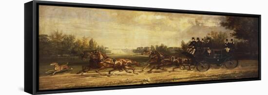 The Crack Team of 1858-Joseph Francis Walker-Framed Stretched Canvas