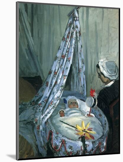 The Cradle, 1867-Claude Monet-Mounted Giclee Print