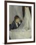 The Cradle, 1872-Berthe Morisot-Framed Art Print