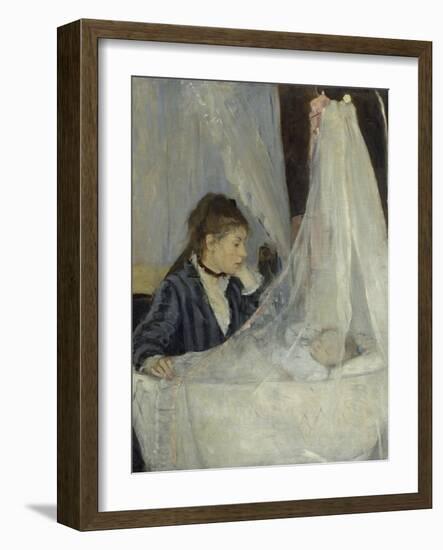 The Cradle, 1872-Berthe Morisot-Framed Art Print