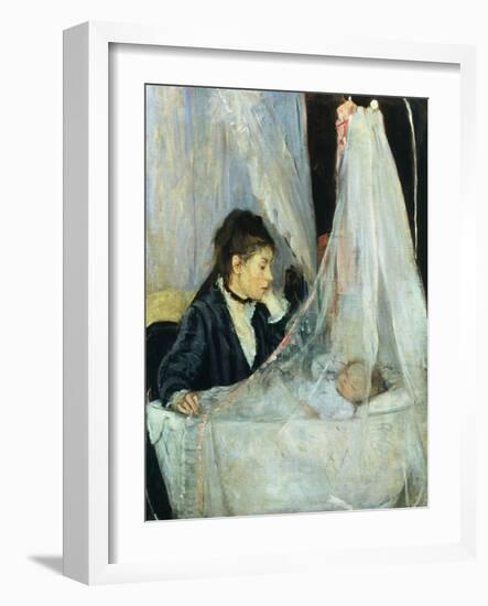 The Cradle, 1872-Berthe Morisot-Framed Giclee Print