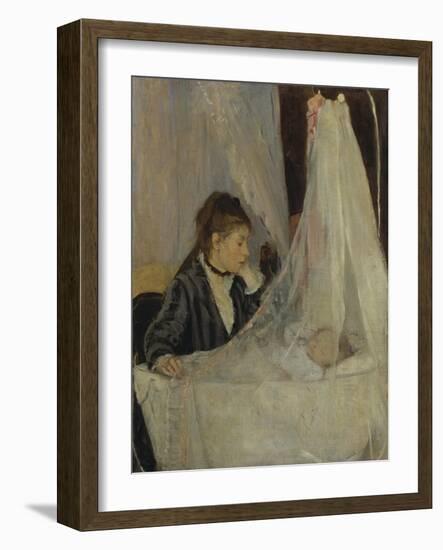 The Cradle, 1872-Berthe Morisot-Framed Giclee Print