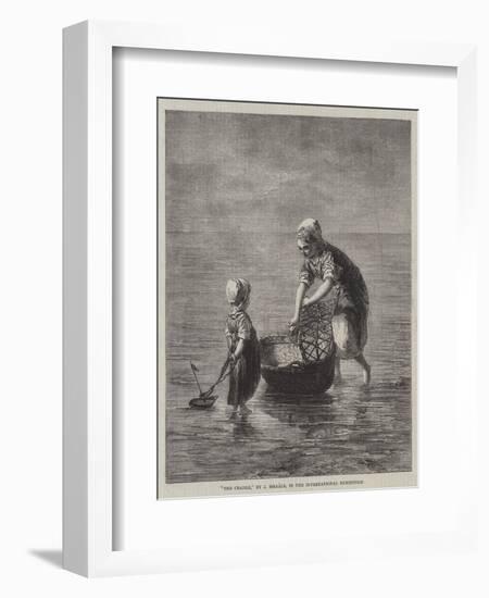 The Cradle, in the International Exhibition-Jozef Israels-Framed Giclee Print