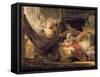 The Cradle-Jean-Honoré Fragonard-Framed Stretched Canvas