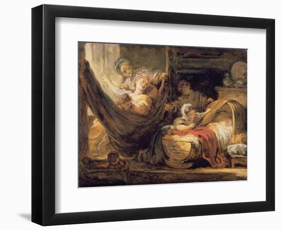 The Cradle-Jean-Honoré Fragonard-Framed Giclee Print