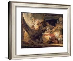 The Cradle-Jean-Honoré Fragonard-Framed Giclee Print