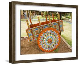 The Crafts Town of Sarchi Famous for Its Decorative Painting and Ox Carts, Costa Rica-R H Productions-Framed Photographic Print