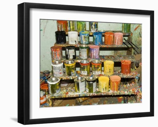 The Crafts Town of Sarchi Famous for Its Decorative Painting and Ox Carts, Costa Rica-R H Productions-Framed Photographic Print