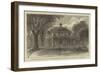 The Craigie House, Cambridge, Massachusetts, USA, Residence of the Late H W Longfellow-null-Framed Giclee Print