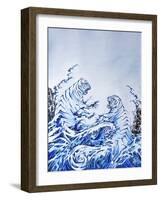 The Crashing Waves-Marc Allante-Framed Giclee Print