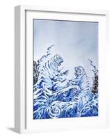 The Crashing Waves-Marc Allante-Framed Giclee Print