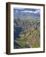 The Crater of Cilaos, La Reunion, Indian Ocean, Africa-null-Framed Photographic Print