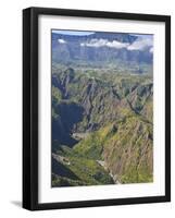 The Crater of Cilaos, La Reunion, Indian Ocean, Africa-null-Framed Photographic Print