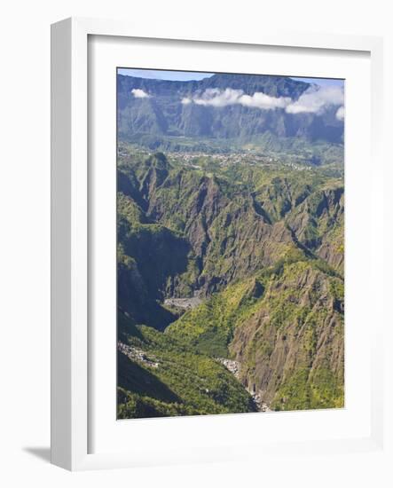 The Crater of Cilaos, La Reunion, Indian Ocean, Africa-null-Framed Photographic Print