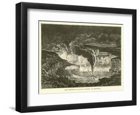 The Crater of Kilauea During an Eruption-null-Framed Giclee Print