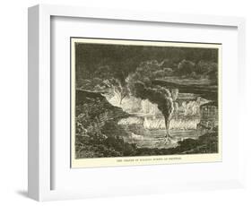 The Crater of Kilauea During an Eruption-null-Framed Giclee Print