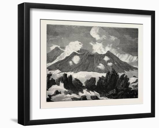 The Crater of Mount Hekla, Iceland-null-Framed Giclee Print