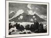 The Crater of Mount Hekla, Iceland-null-Mounted Giclee Print