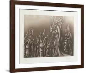 The Crazy Party Suite - Blah! Blah! Blah!-Rauch Hans Georg-Framed Limited Edition