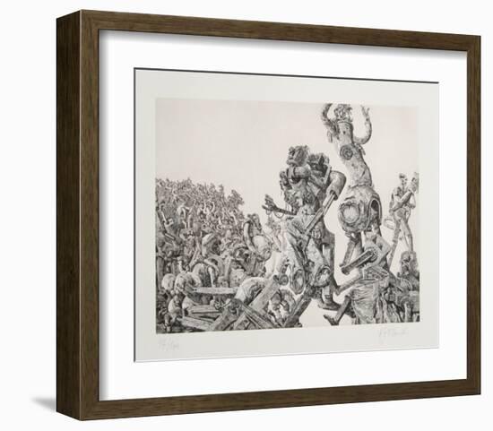 The Crazy Party Suite - Nothing is as it Seems-Rauch Hans Georg-Framed Limited Edition