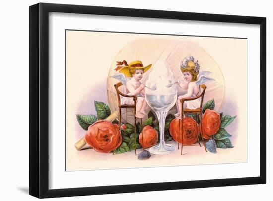 The Cream of Love-Currier & Ives-Framed Art Print