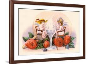 The Cream of Love-Currier & Ives-Framed Art Print