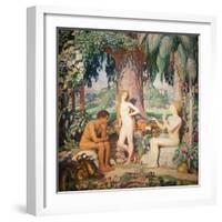 The Creation, 1921-George Spencer Watson-Framed Giclee Print