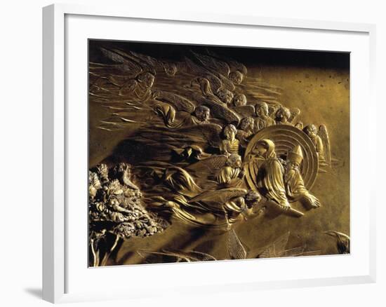 The Creation, Detail from the Stories of the Old Testament-Lorenzo Ghiberti-Framed Giclee Print