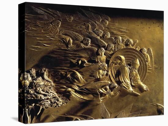 The Creation, Detail from the Stories of the Old Testament-Lorenzo Ghiberti-Stretched Canvas