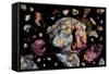 The Creation of a New Planet as Gravity Brings Together All Matter of Space Debris-null-Framed Stretched Canvas