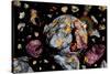 The Creation of a New Planet as Gravity Brings Together All Matter of Space Debris-null-Stretched Canvas