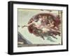 The Creation of Adam, c.1510 (detail)-Michelangelo Buonarroti-Framed Giclee Print