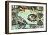 The Creation of Adam, c.1510-Michelangelo Buonarroti-Framed Giclee Print
