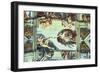 The Creation of Adam, c.1510-Michelangelo Buonarroti-Framed Giclee Print