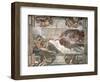 The Creation of Adam from the Sistine Chapel, 1508-12-Michelangelo Buonarroti-Framed Giclee Print