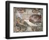 The Creation of Adam from the Sistine Chapel, 1508-12-Michelangelo Buonarroti-Framed Giclee Print