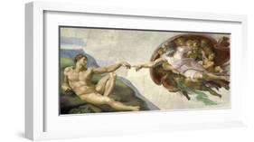The Creation of Adam-Michelangelo-Framed Giclee Print