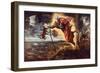 The Creation of Animals (Painting, 1550-1553)-Domenico Robusti Tintoretto-Framed Giclee Print