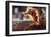 The Creation of Animals (Painting, 1550-1553)-Domenico Robusti Tintoretto-Framed Giclee Print