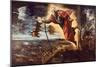The Creation of Animals (Painting, 1550-1553)-Domenico Robusti Tintoretto-Mounted Giclee Print