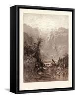 The Creation of Birds-Gustave Dore-Framed Stretched Canvas