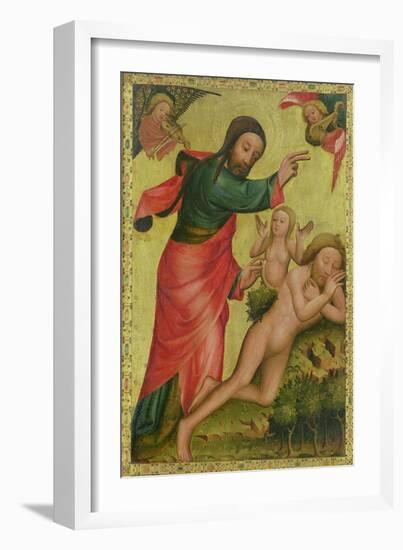 The Creation of Eve, a Panel from the Grabower Altar, the High Altar of St. Petri in Hamburg-Master Bertram of Minden-Framed Giclee Print