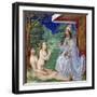 The Creation of Eve from Adam's Rib in the Garden of Eden-null-Framed Photographic Print