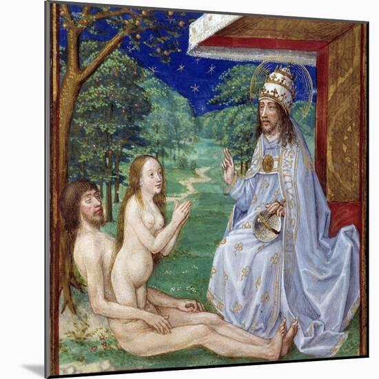 The Creation of Eve from Adam's Rib in the Garden of Eden-null-Mounted Photographic Print